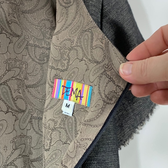 Dema Boutique Hand Tailored Vintage Cocktail Dress Size M - Picture 12 of 14